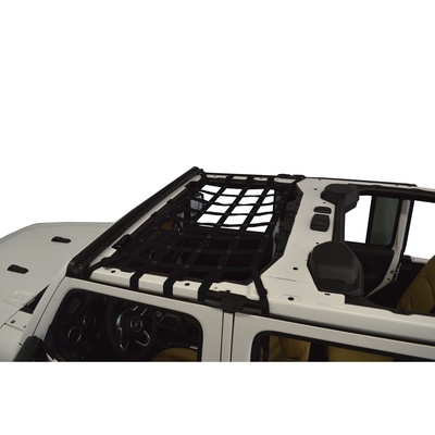 DirtyDog 4x4 Front Seat Netting (Black) - JL4N18F1BK
